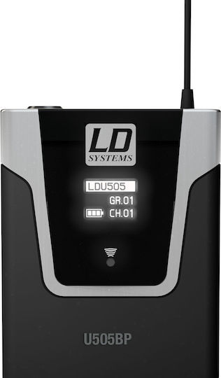LD Systems U505 BPL Σετ Ασύρματο Πυκνωτικό Μικρόφωνο Πέτου, Clip On, Ζώνης για Φωνητικά