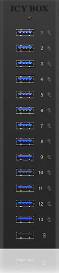Icy Box USB 3.0 13 Port Hub with USB-A Connection