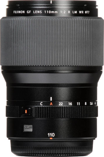 Medium Format Φωτογραφικός Φακός GF 110mm f/2 R LM WR Telephoto για  G Mount Μαύρος