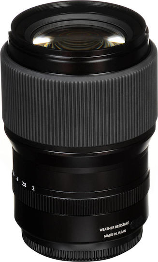 Medium Format Φωτογραφικός Φακός GF 110mm f/2 R LM WR Telephoto για  G Mount Μαύρος