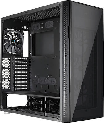 Aerocool Quartz Pro Gaming Voller Turm Computergehäuse mit RGB-Beleuchtung Schwarz