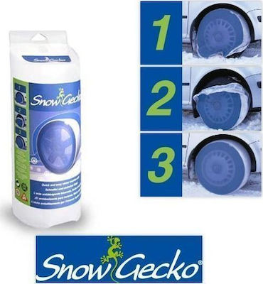 SnowGecko L Non-Slip Snow Blankets for Passenger Car 2pcs