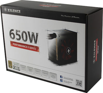 Xilence XP650R9 650W Τροφοδοτικό Υπολογιστή Full Wired 80 Plus Gold