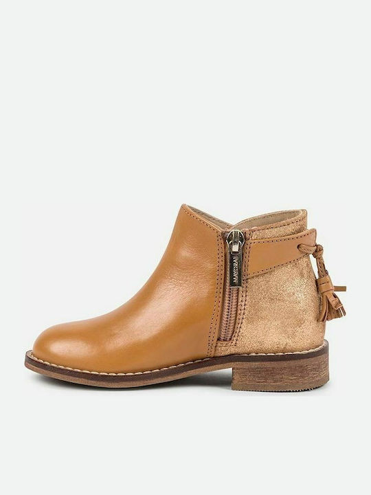 Mayoral Kids Boots with Zipper Tabac Brown