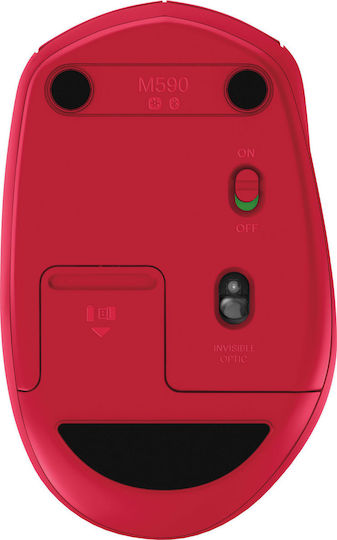 Logitech M590 Wireless Mouse Red