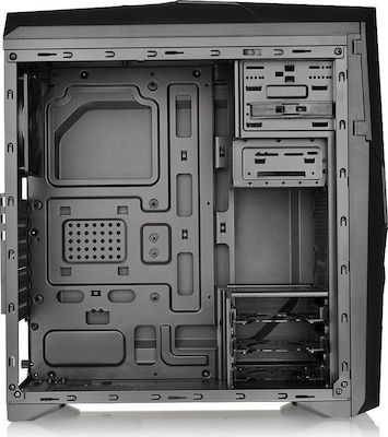 Thermaltake Versa N25 Jocuri Turnul Midi Cutie de calculator cu fereastră laterală Negru