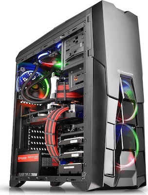 Thermaltake Versa N25 Jocuri Turnul Midi Cutie de calculator cu fereastră laterală Negru