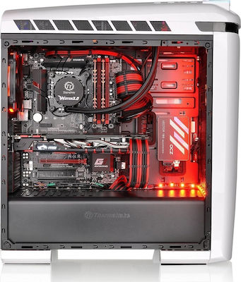 Thermaltake Versa C22 Gaming Midi-Turm Computergehäuse mit RGB-Beleuchtung Weiß