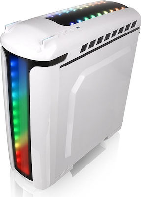 Thermaltake Versa C22 Gaming Midi-Turm Computergehäuse mit RGB-Beleuchtung Weiß