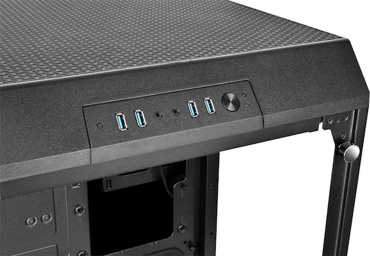 Thermaltake The Tower 900 Геймърско Пълна Кула Компютърна Кутия със Страничен Прозорец Черна