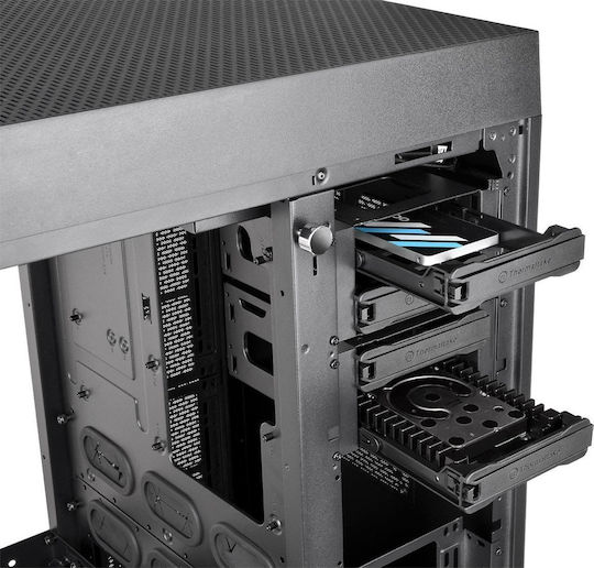 Thermaltake The Tower 900 Геймърско Пълна Кула Компютърна Кутия със Страничен Прозорец Черна