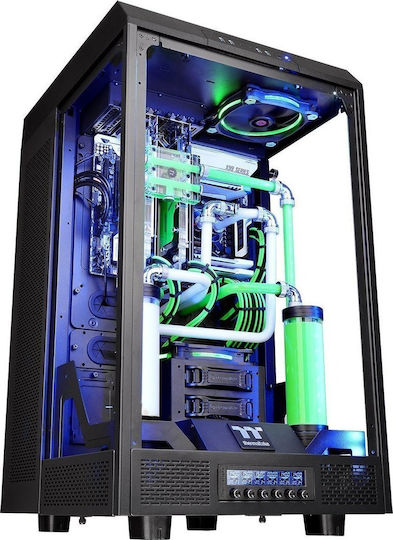 Thermaltake The Tower 900 Геймърско Пълна Кула Компютърна Кутия със Страничен Прозорец Черна