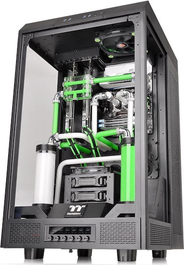 Thermaltake The Tower 900 Геймърско Пълна Кула Компютърна Кутия със Страничен Прозорец Черна