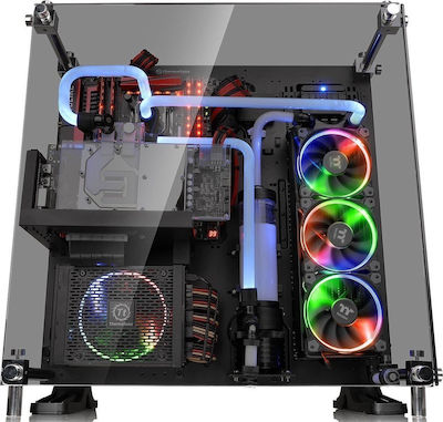 Thermaltake Core P5 Tempered Glass Edition Gaming Midi Tower Κουτί Υπολογιστή με Πλαϊνό Παράθυρο Μαύρο