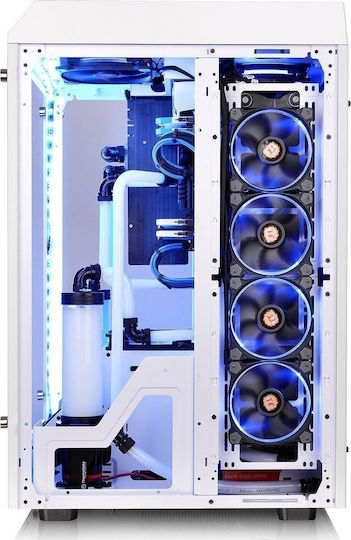 Thermaltake The Tower 900 Gaming Full Tower Κουτί Υπολογιστή με Πλαϊνό Παράθυρο Λευκό