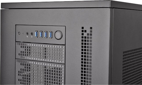 Thermaltake Core W100 Gaming Ultra Tower Κουτί Υπολογιστή με Πλαϊνό Παράθυρο Μαύρο