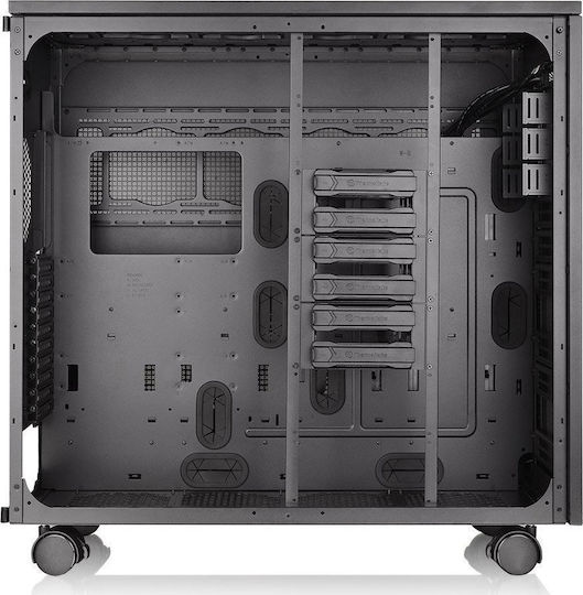 Thermaltake Core W100 Gaming Ultra Tower Κουτί Υπολογιστή με Πλαϊνό Παράθυρο Μαύρο