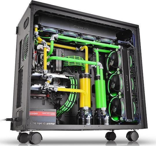 Thermaltake Core W100 Gaming Ultra Tower Κουτί Υπολογιστή με Πλαϊνό Παράθυρο Μαύρο