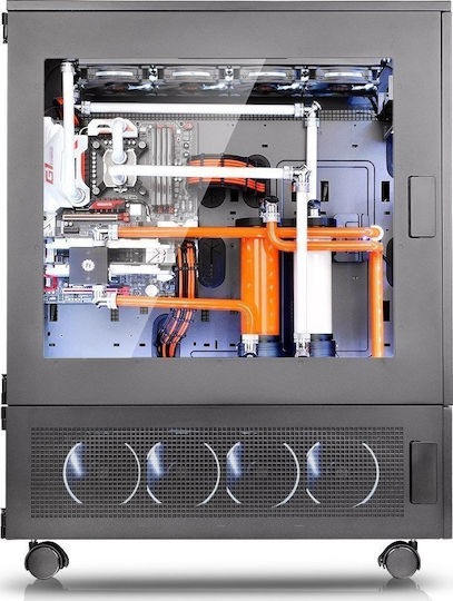 Thermaltake Core W100 Gaming Ultra Tower Κουτί Υπολογιστή με Πλαϊνό Παράθυρο Μαύρο