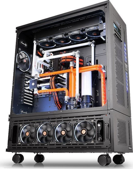 Thermaltake Core W100 Gaming Ultra Tower Κουτί Υπολογιστή με Πλαϊνό Παράθυρο Μαύρο