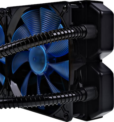Alphacool Eisbaer 420 Wasserkühlungssystem für Prozessoren Dreifacher Ventilator 140mm für Socket / / / / /1/1/5/x/ Schwarz