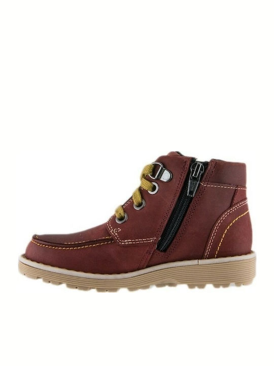 Clarks Day Magic Kids Boots Burgundy