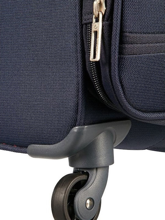 Samsonite Base Boost Spinner Mittlere Stoffkoffer Blau mit 4 Rädern Höhe 66cm