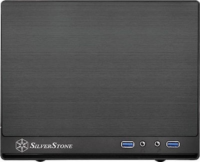 Silverstone Sugo SG13B-Q Würfel Computergehäuse Schwarz