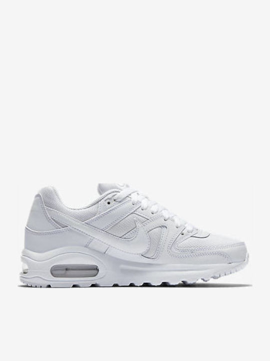 Air Max Command Flex GS Детски Спортни Обувки Running с Връзки Бели
