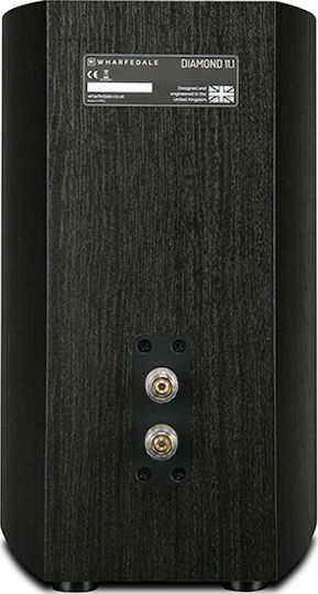 Wharfedale Diamond 11.1 S019.31623 Двойка Hi-Fi Говорители Bookself 100W 2 Брой шофьори Ш19.4xД28.5xВ31см. Черен