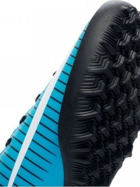 Mercurialx Victory Turf Kids Soccer Cleats Light Blue