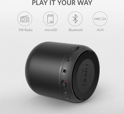 Anker SoundCore Mini A31011A1 Difuzor Bluetooth 5W cu Radio și Durată de Funcționare a Bateriei până la 15 ore Negru