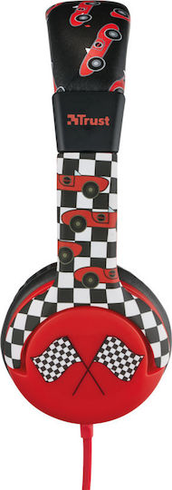 Trust Spila Kids Car Ενσύρματα Παιδικά On Ear Ακουστικά Κόκκινα