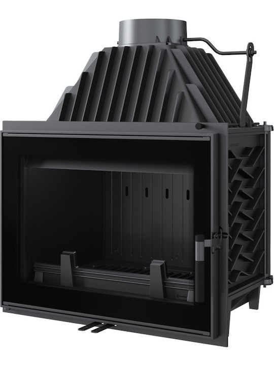 Kratki Zosia PF Kaminofen Holz 12kW Gerade mit einer zu öffnenden Tür