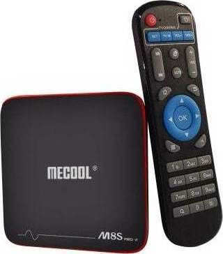 TV-Box Mecool M8S PRO W 1800440 4K UHD mit WiFi USB 2.0 2GB RAM und 16GB Speicherplatz mit Betriebssystem Android 7.1