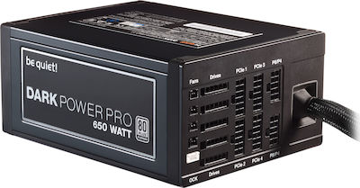 Be Quiet Dark Power Pro 11 650W Τροφοδοτικό Υπολογιστή Semi Modular 80 Plus Platinum