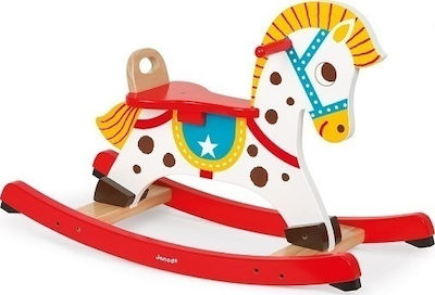 Janod wooden Rocking Toy Horse for 12++ months Multicolour