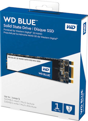 Western Digital Blue 3D SSD 1TB M.2 SATA III WDS100T2B0B