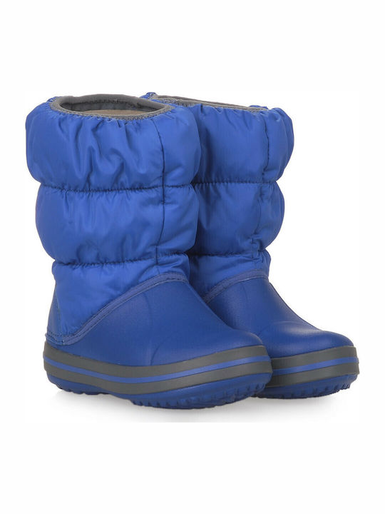 Puff Anatomical Kids Snow Boots Blue