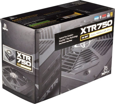 XFX Pro Series 750W Black Edition 750W Захранващ блок за компютър Пълен модул 80 Plus Gold
