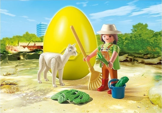 Playmobil Zookeeper with Alpaca for 3-10 years old