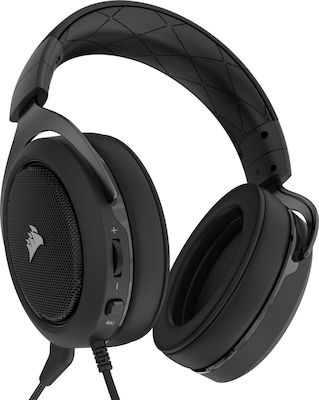 Corsair Геймърски слушалки с връзка 3,5 мм / 2x3,5 мм Син