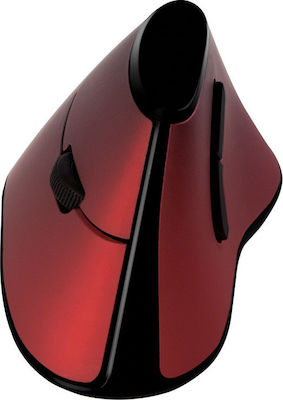 LogiLink Wireless Ergonomic Vertical Mouse Red