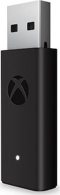 Microsoft XBOX ONE Wireless Adapter for Windows 10 (2018 Edition) Преобразувател за Компютър в Черен цвят