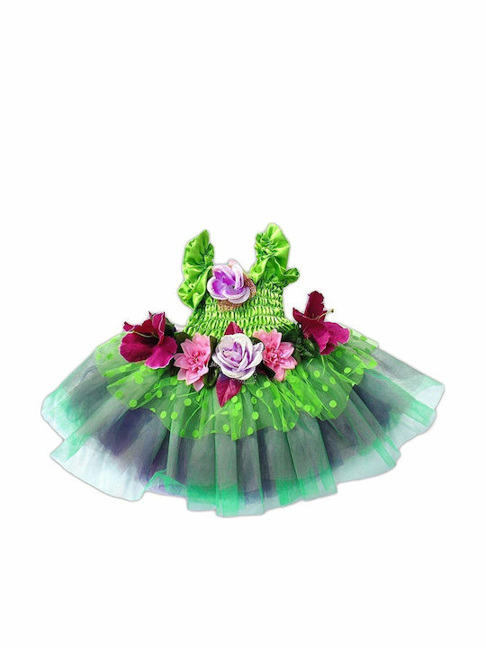 Kids Carnival Costume Fairy Blossom Deluxe Dress