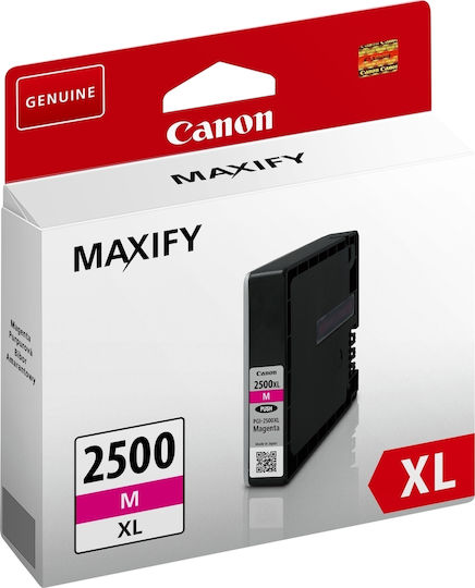 Canon PGI-2500XL Γνήσιο Μελάνι Εκτυπωτή InkJet Ματζέντα (9266B001)