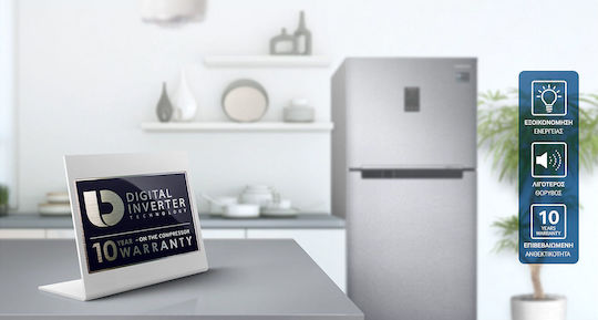 Samsung Double Door Refrigerator 320lt NoFrost H171.5xW60xD67.2cm White RT32K5030WW/ES