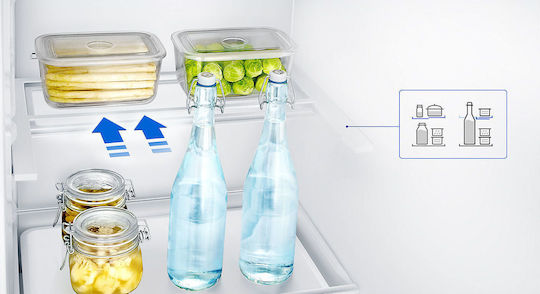 Samsung 339лт NoFrost В185xШ60xД67см. Inox RB33J3030SA