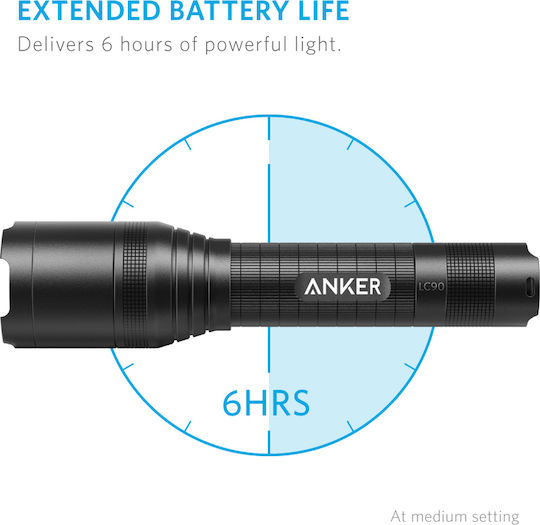 Anker LED IP65 с Максимална Яркост 900лм LC90 Черен