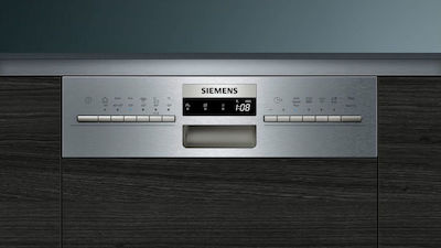 Siemens Εντοιχιζόμενο Πλυντήριο Πιάτων για 10 Σερβίτσια Π44.8xY81.5εκ. Inox